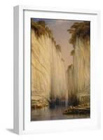 The Marble Rocks - Nerbudda Jubbulpore-Edward Lear-Framed Giclee Print