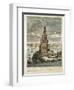 The Marble Watch Tower or Lighthouse Erected by Ptolemy Soter on the Island of Pharos, Near the…-null-Framed Premium Giclee Print