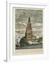 The Marble Watch Tower or Lighthouse Erected by Ptolemy Soter on the Island of Pharos, Near the…-null-Framed Giclee Print