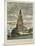 The Marble Watch Tower or Lighthouse Erected by Ptolemy Soter on the Island of Pharos, Near the…-null-Mounted Giclee Print