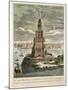 The Marble Watch Tower or Lighthouse Erected by Ptolemy Soter on the Island of Pharos, Near the…-null-Mounted Giclee Print