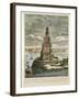 The Marble Watch Tower or Lighthouse Erected by Ptolemy Soter on the Island of Pharos, Near the…-null-Framed Giclee Print