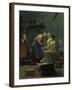 The Marble Work, The Artist Sculpting Tanagra, or The Artist's Model, 1890-Jean Leon Gerome-Framed Giclee Print