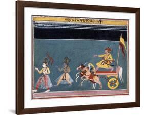 The March Against Jarasandha-null-Framed Art Print