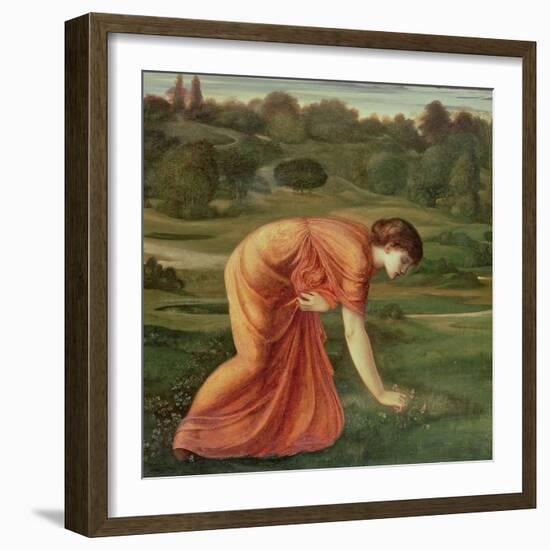 The March Marigold, C.1870-Edward Burne-Jones-Framed Giclee Print