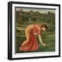 The March Marigold, C.1870-Edward Burne-Jones-Framed Giclee Print