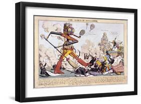 The March of Intellect, (1828)-Robert Seymour-Framed Giclee Print