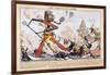 The March of Intellect, (1828)-Robert Seymour-Framed Giclee Print