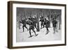 The March of Rogers Rangers (Litho)-Frederic Sackrider Remington-Framed Giclee Print