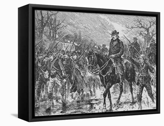 'The March of Shiloh', 1902-Frank Feller-Framed Stretched Canvas