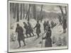 The March of the 5th Prussian Rifle Battalion on Snow-Shoes Through the Giant's Mountains, Silesia-Amedee Forestier-Mounted Giclee Print