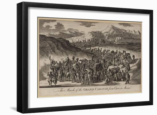 The March of the Grand Caravan from Cairo to Mecca-null-Framed Giclee Print