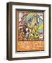 The March Of the Nations, Each Athlete Waving a Flag. Sweden 1912 Olympic Games Poster Stamp-null-Framed Giclee Print