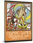 The March Of the Nations, Each Athlete Waving a Flag. Sweden 1912 Olympic Games Poster Stamp-null-Mounted Giclee Print