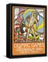 The March Of the Nations, Each Athlete Waving a Flag. Sweden 1912 Olympic Games Poster Stamp-null-Framed Stretched Canvas