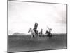 The March of the Sioux, C.1905 (B/W Photo)-Edward Sheriff Curtis-Mounted Giclee Print