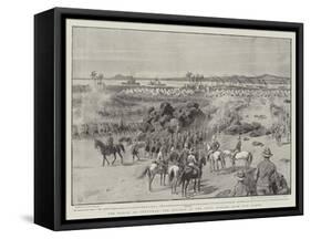 The March on Omdurman, the Advance of the First Brigade from Wad Hamed-Frank Dadd-Framed Stretched Canvas