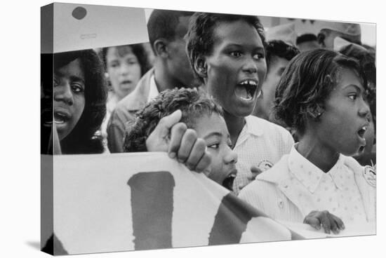 The March on Washington: A Group from Detroit, 28th August 1963-Nat Herz-Stretched Canvas