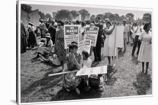 The March on Washington: At Washington Monument Grounds, 28th August 1963-Nat Herz-Stretched Canvas