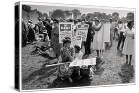 The March on Washington: At Washington Monument Grounds, 28th August 1963-Nat Herz-Stretched Canvas