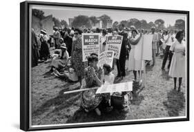 The March on Washington: At Washington Monument Grounds, 28th August 1963-Nat Herz-Framed Photographic Print