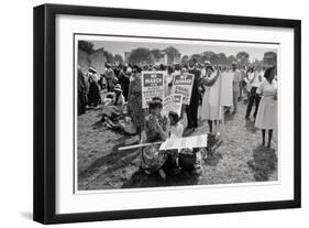 The March on Washington: At Washington Monument Grounds, 28th August 1963-Nat Herz-Framed Photographic Print