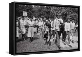 The March on Washington: Freedom Walkers, 28th August 1963-Nat Herz-Framed Stretched Canvas