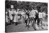 The March on Washington: Freedom Walkers, 28th August 1963-Nat Herz-Stretched Canvas