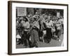 The March on Washington: Ladies Garment Workers' Union Marching on Constitution Avenue, 28th…-Nat Herz-Framed Photographic Print