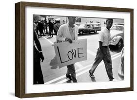 The March on Washington: Love, 28th August 1963-Nat Herz-Framed Photographic Print