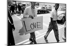 The March on Washington: Love, 28th August 1963-Nat Herz-Mounted Photographic Print