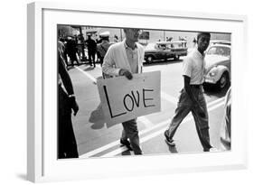 The March on Washington: Love, 28th August 1963-Nat Herz-Framed Photographic Print