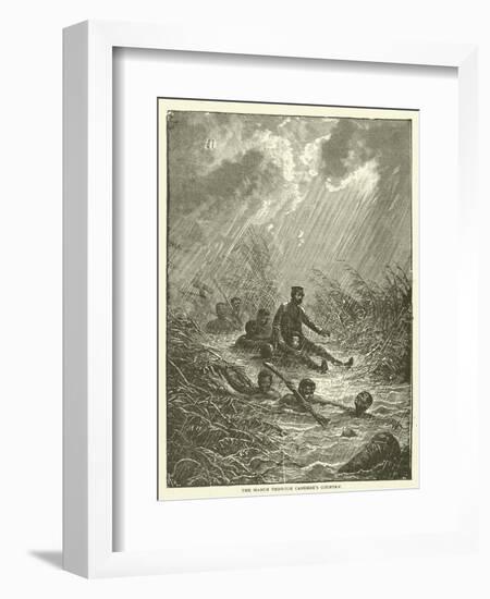 The March Through Casembe's Country-null-Framed Giclee Print