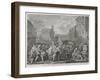 The March to Finchley, 1761-Luke Sullivan-Framed Giclee Print