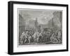 The March to Finchley, 1761-Luke Sullivan-Framed Giclee Print