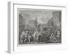 The March to Finchley, 1761-Luke Sullivan-Framed Giclee Print