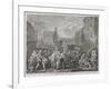 The March to Finchley, 1761-Luke Sullivan-Framed Giclee Print