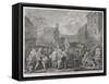 The March to Finchley, 1761-Luke Sullivan-Framed Stretched Canvas