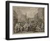 The March to Finchley-William Hogarth-Framed Giclee Print