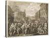 The March to Finchley-William Hogarth-Stretched Canvas