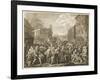 The March to Finchley-William Hogarth-Framed Art Print