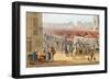 The Marche Des Innocents, Detail of the Left Hand Side, C.1794-1810-Thomas Naudet-Framed Giclee Print