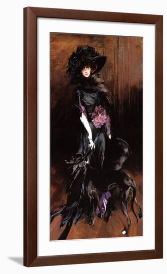 The Marchesa Casati-Giovanni Boldini-Framed Art Print