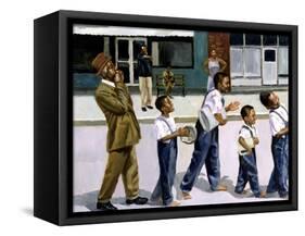 The Marching Band, 2000-Colin Bootman-Framed Stretched Canvas