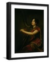 The Marchioness of Northampton, Playing a Harp, circa 1820-Sir Henry Raeburn-Framed Giclee Print