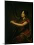 The Marchioness of Northampton, Playing a Harp, circa 1820-Sir Henry Raeburn-Mounted Giclee Print