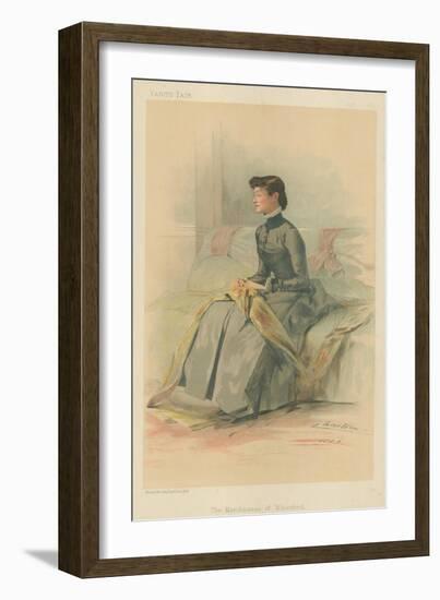 The Marchioness of Waterford, 1 September 1883, Vanity Fair Cartoon-Theobald Chartran-Framed Giclee Print