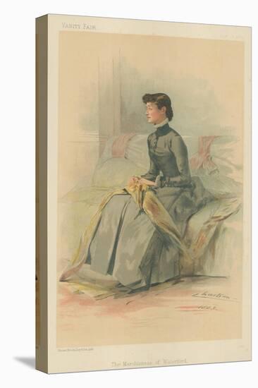 The Marchioness of Waterford, 1 September 1883, Vanity Fair Cartoon-Theobald Chartran-Stretched Canvas