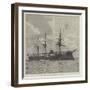 The Marengo, Flag-Ship of the French Squadron at Portsmouth-null-Framed Giclee Print