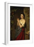 The Marguerite, 1864-Benjamin Vautier-Framed Giclee Print